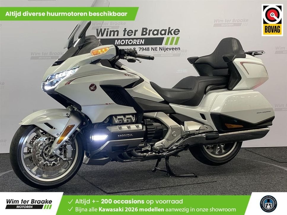 Honda GL 1800 Goldwing Touring Delux (bj 2018) 74,708 km, HONDA, Motorrijbewijs A, Bedrijf, Onbekend