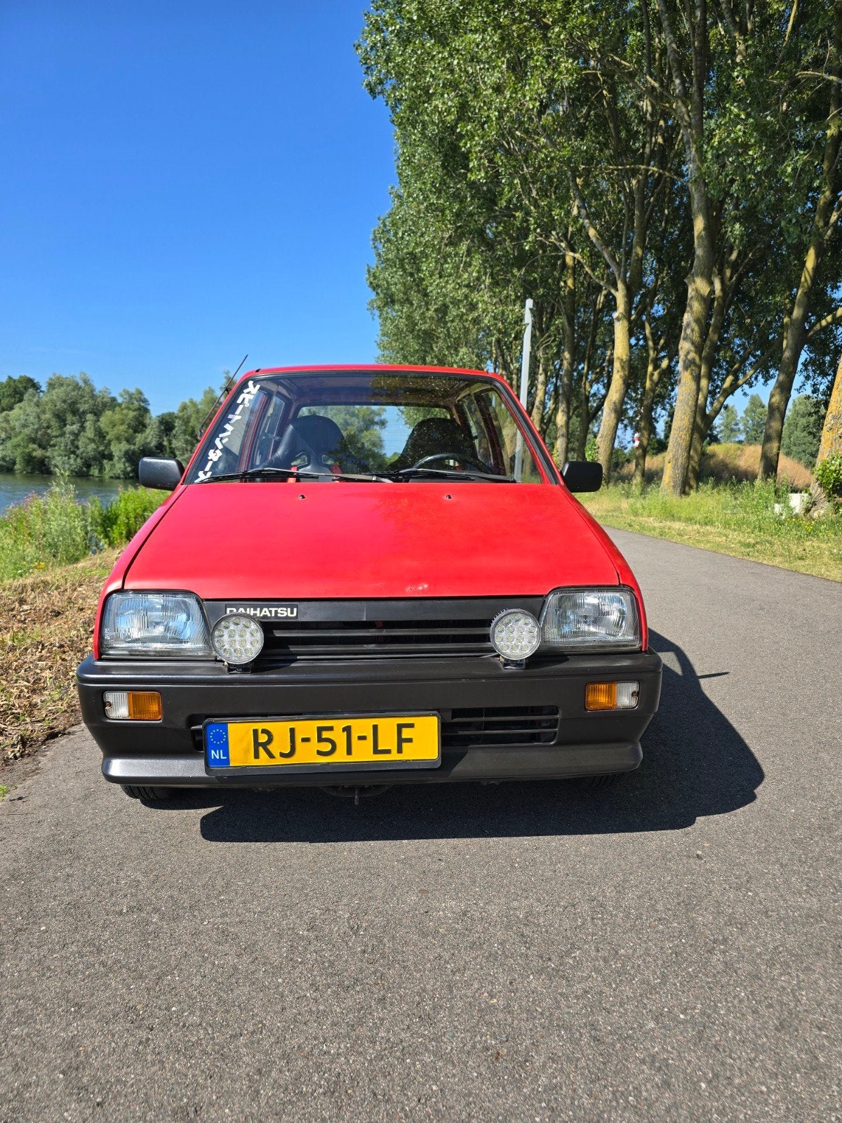 Daihatsu Cuore L80 0.8 1987 Rood, foto 3