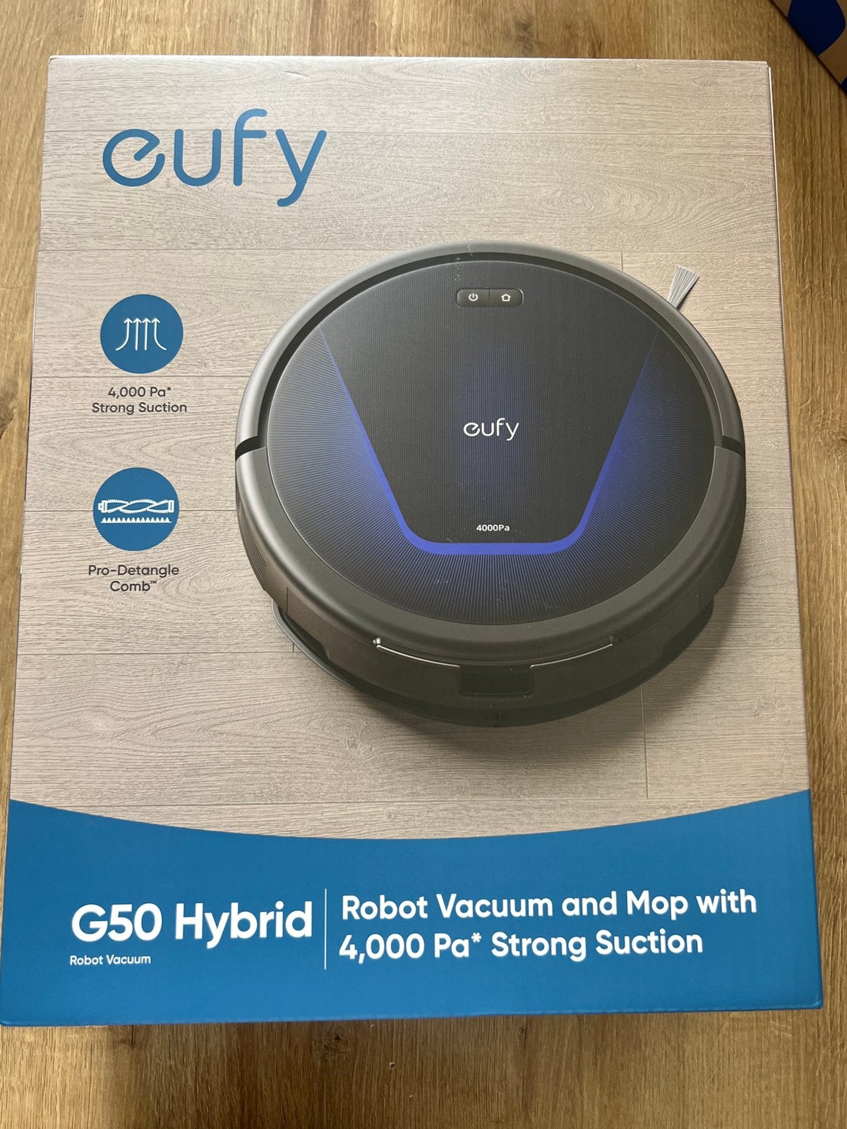 Eufy G50 Hybrid Robotstofzuiger & Dweil – 4000 Pa, Ophalen of Verzenden, Zo goed als nieuw, Robotstofzuiger