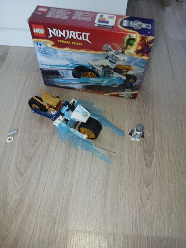 Lego Ninjago Zane's Ice Motorcycle, Ophalen of Verzenden, Zo goed als nieuw, Compleet, Ninjago
