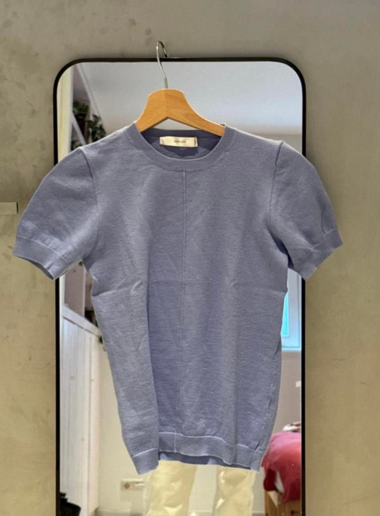 Suistudio - top, Kleding | Dames, Verzenden, Paars, Zo goed als nieuw, Korte mouw