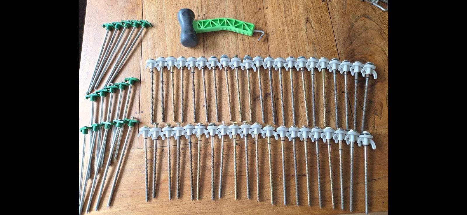 Schroefharingen + spijker haringen, Ophalen of Verzenden