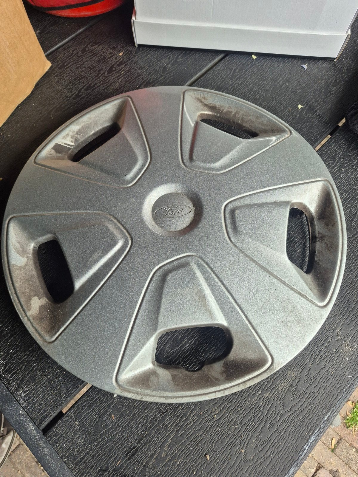 4 stuksFord wieldop 15 inch - Gebruikt, Auto diversen, Wieldoppen, Ophalen of Verzenden, Gebruikt