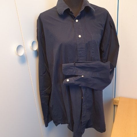 Blouse heren donkerblauw maat XL, Hema, Blauw, Nieuw, Ophalen of Verzenden
