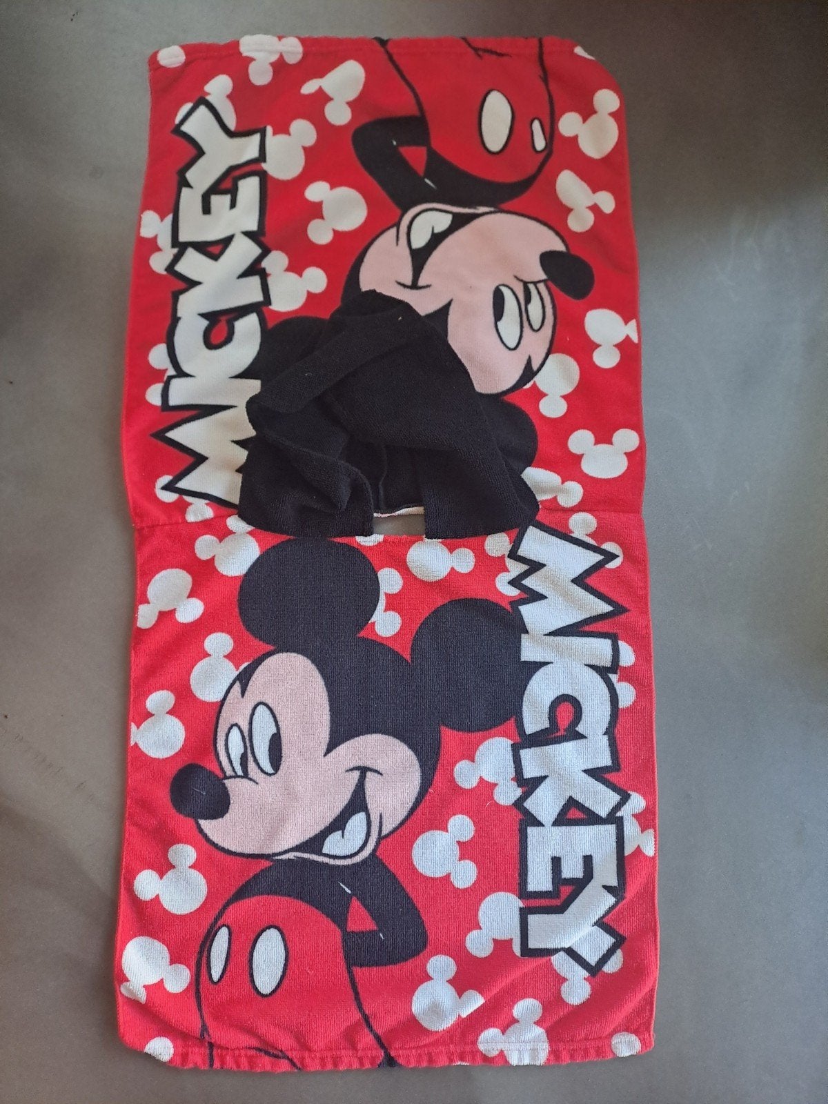 Mickey Mouse Handdoek met Capuchon - Rood, Ophalen of Verzenden