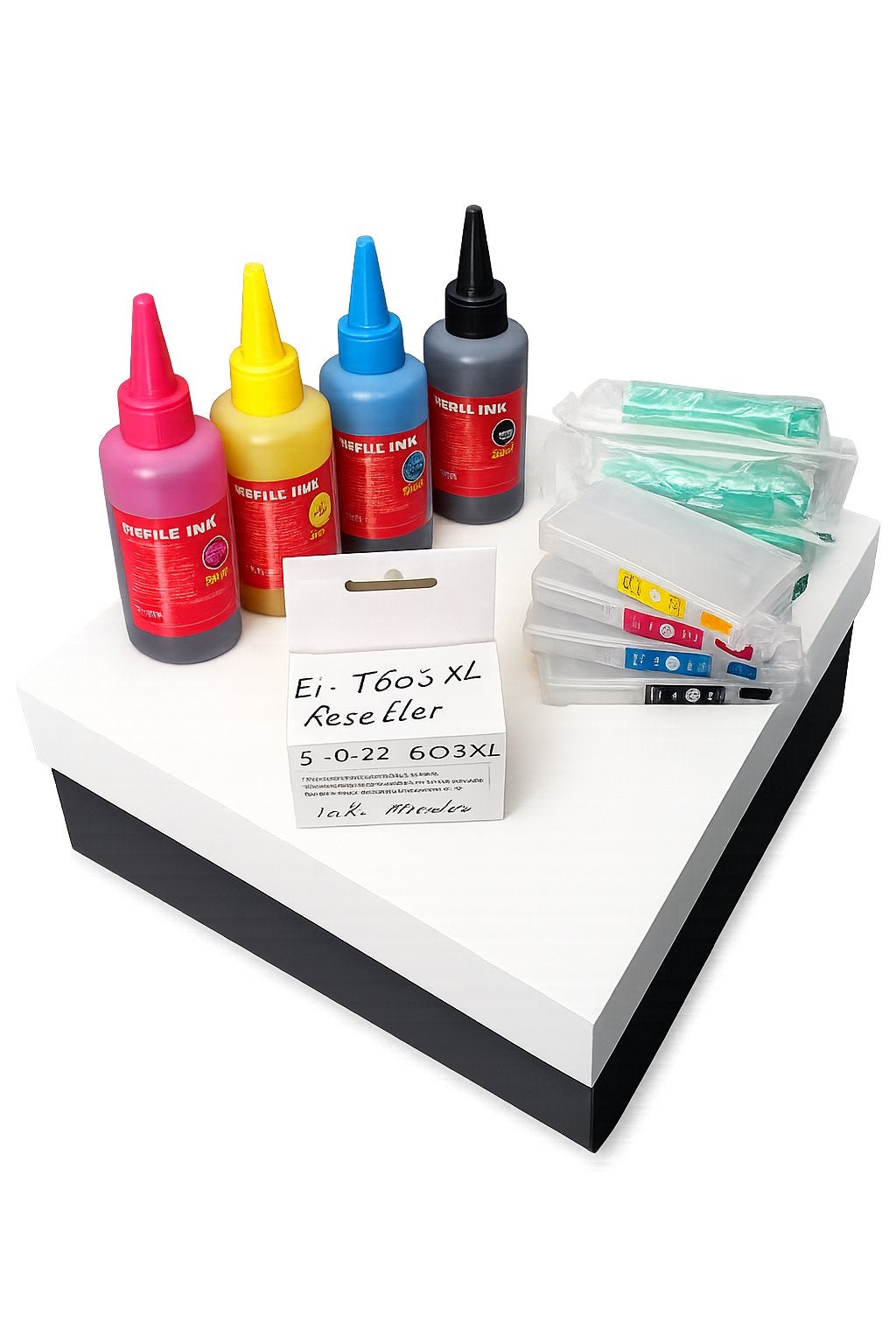 Epson navulbare inkt complete set, Computers en Software, Printerbenodigdheden, Ophalen of Verzenden, Nieuw, Cartridge