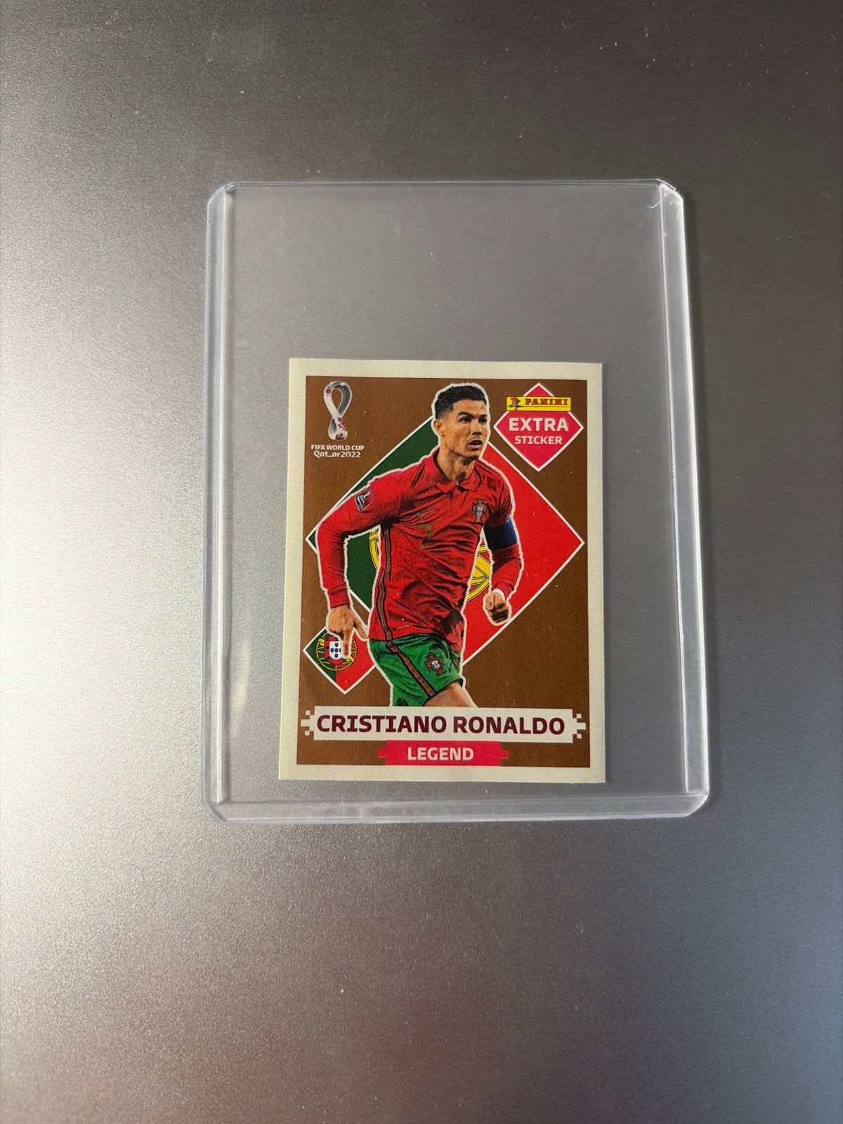 Panini FIFA World Cup Qatar 2022 Extra Sticker Cristiano Ron, Ophalen of Verzenden, Nieuw, Sport