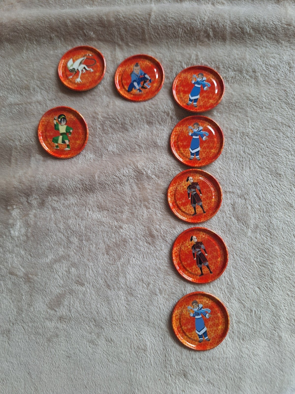 Avatar: The Last Airbender Flippo's / Tazo's (8 stuks), Ophalen, Losse flippo's