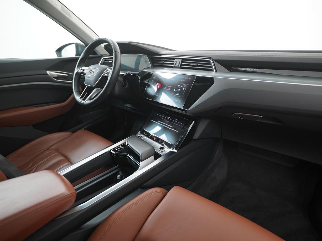 Audi e-tron 55 quattro S-Line Ext 95 kWh | SOH 94% | Panoram, Automaat, 12 maanden, Automatische klimaatregeling, Leder