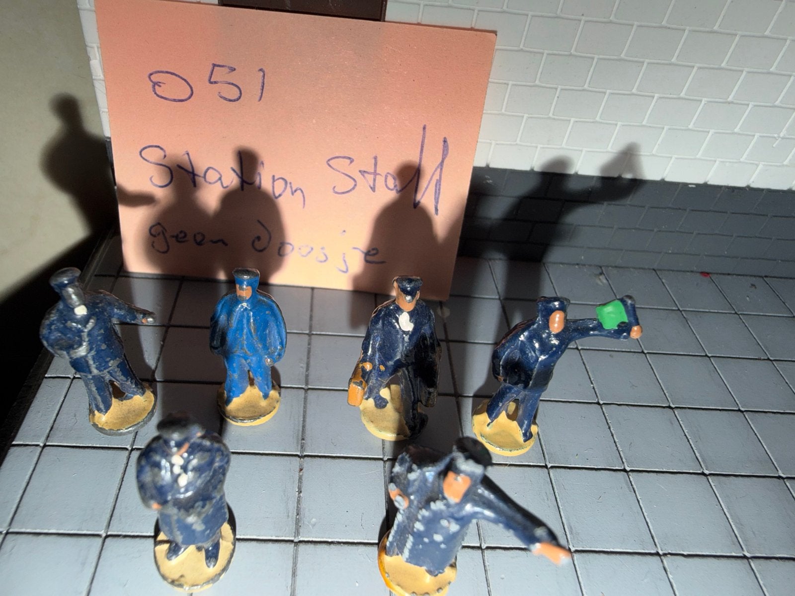 Dinky Toys 051 Station Staff - Erg zeldzaam, Z, Gebruikt, Overige typen, Z