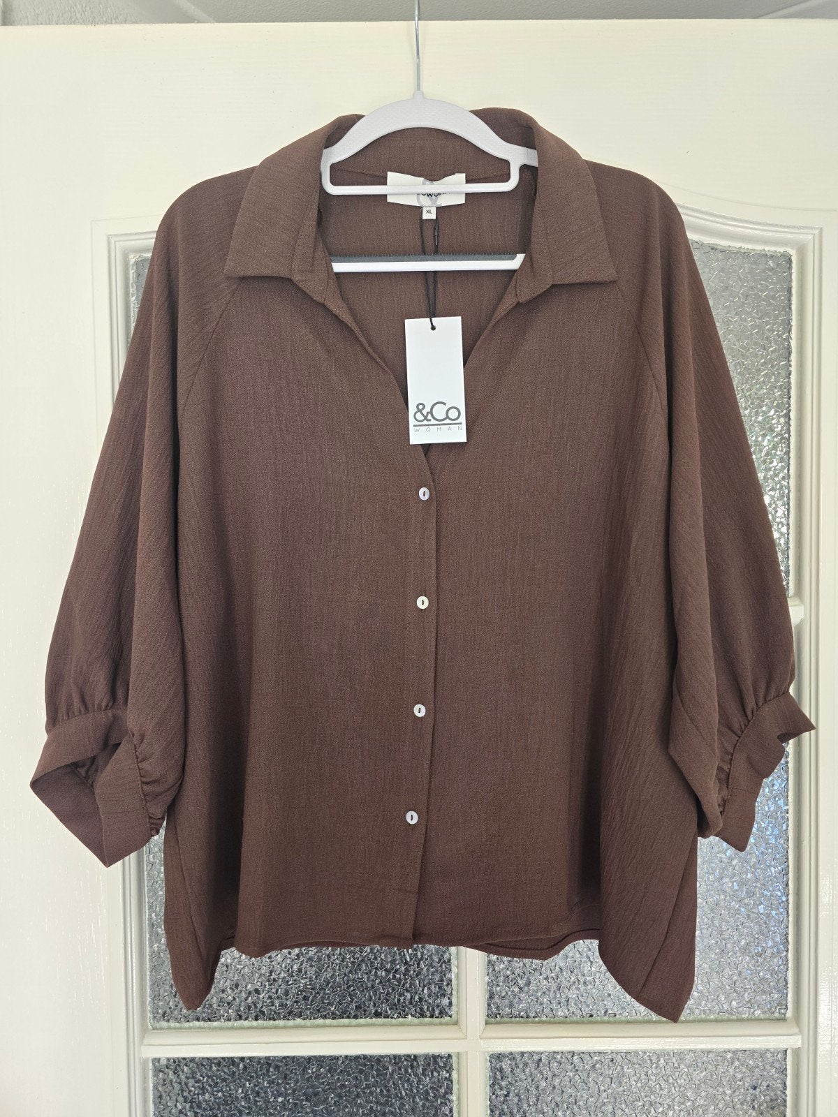 nieuw &co woman andcowoman and cowoman xl bruin, Ophalen of Verzenden, Nieuw, Maat 46/48 (XL) of groter, Bruin