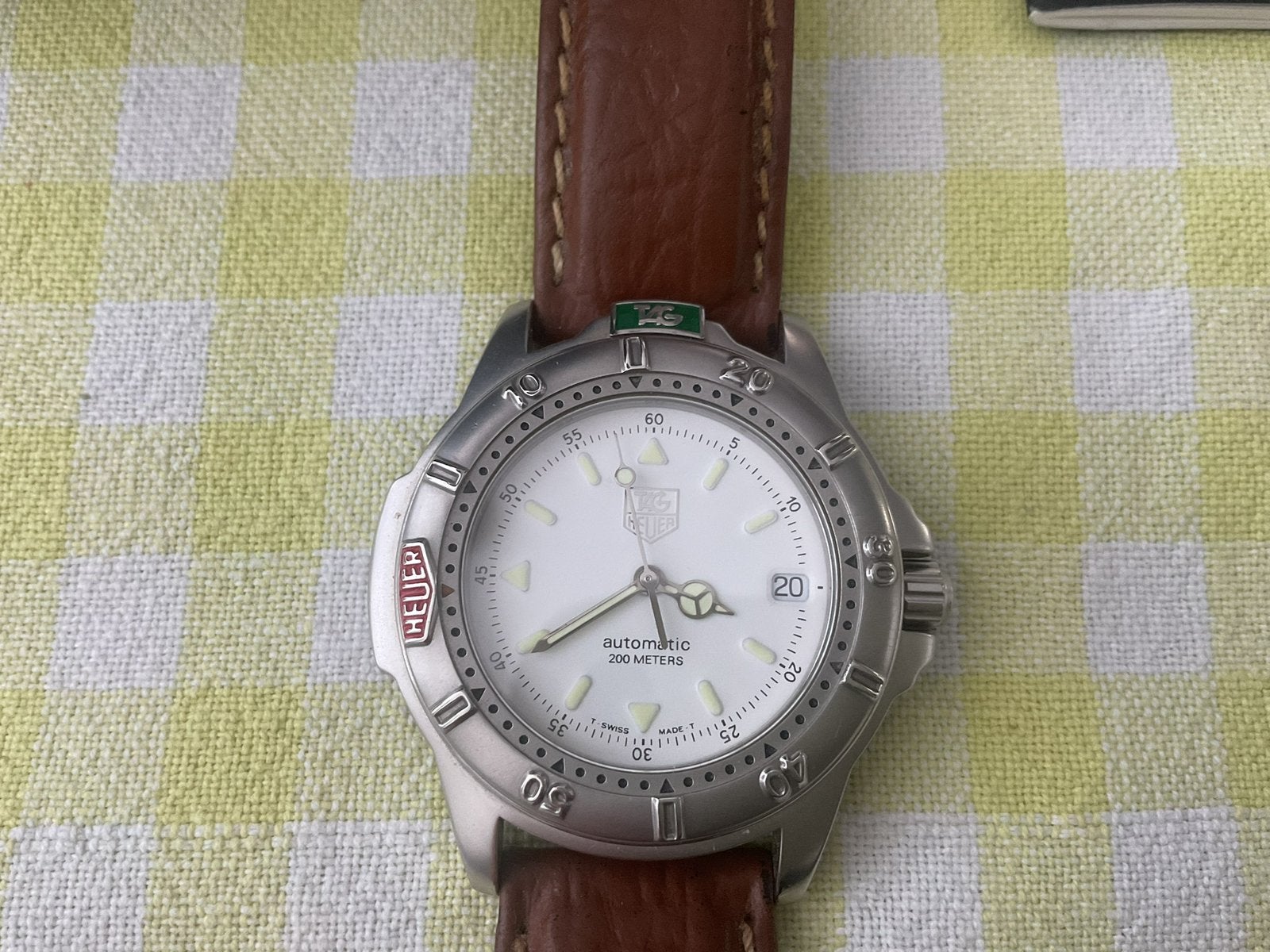 TAG HEUER  automatic.  4000. Near mint!, Verzenden, Staal, Overige merken, 1960 of later