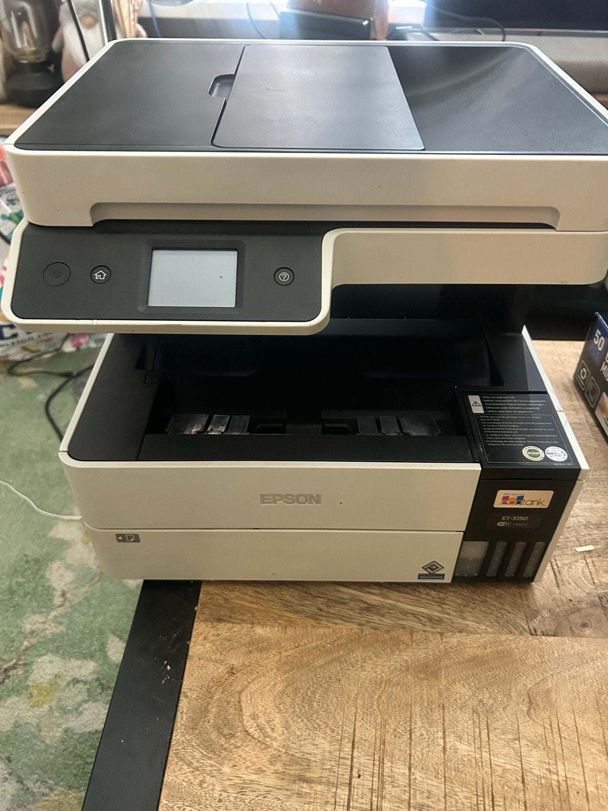 Epson EcoTank ET-5150 All-in-One Tankprinter, Computers en Software, Printers, Ophalen, Gebruikt, Inkjetprinter, All-in-one