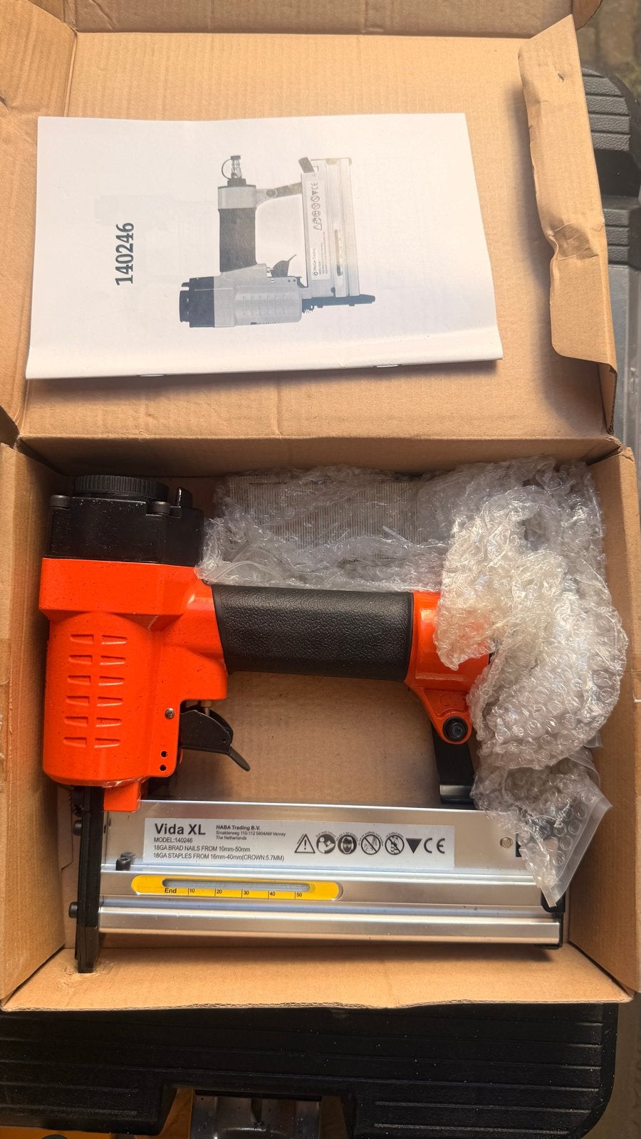 VidaXL Tacker/Nietmachine - Model 140246, Doe-het-zelf en Verbouw, Ophalen of Verzenden, Nieuw, Tacker/nietmachine, Overige merken