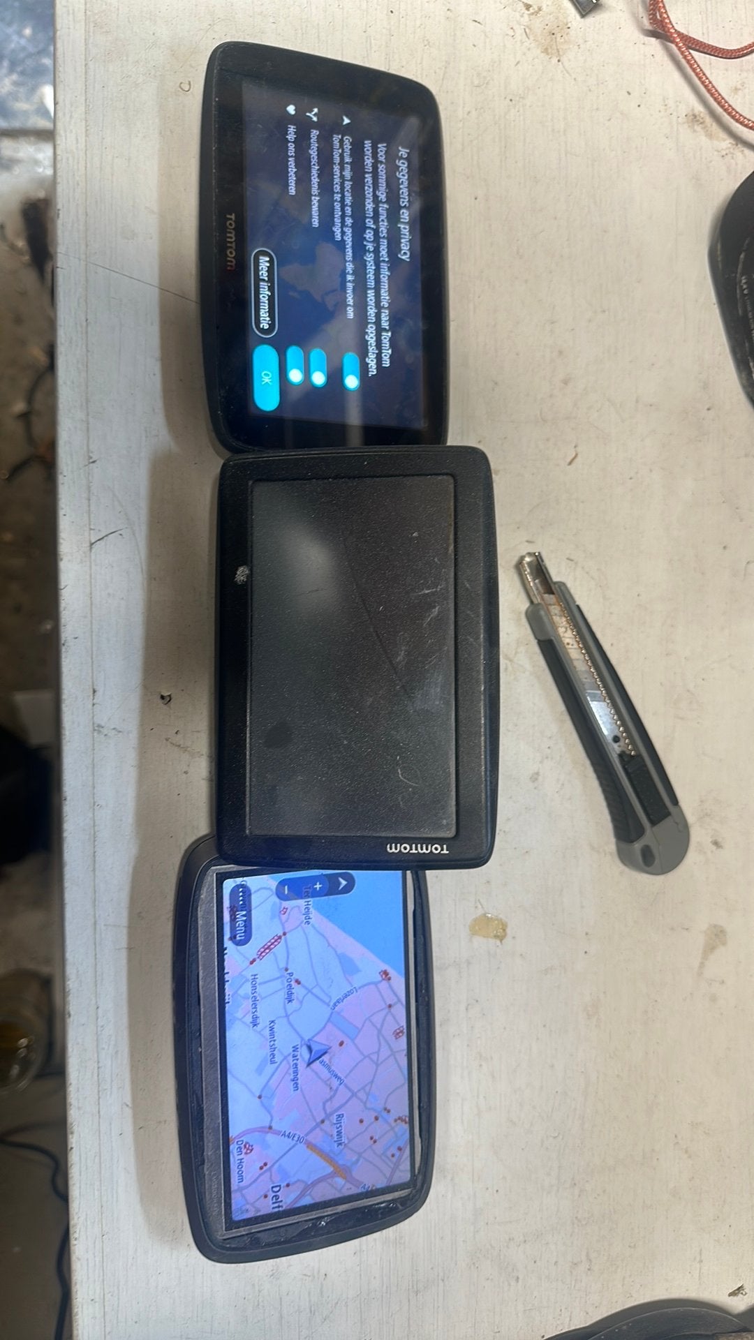 3 tomtom, Motoren, Accessoires | Navigatiesystemen, Ophalen of Verzenden, Zo goed als nieuw