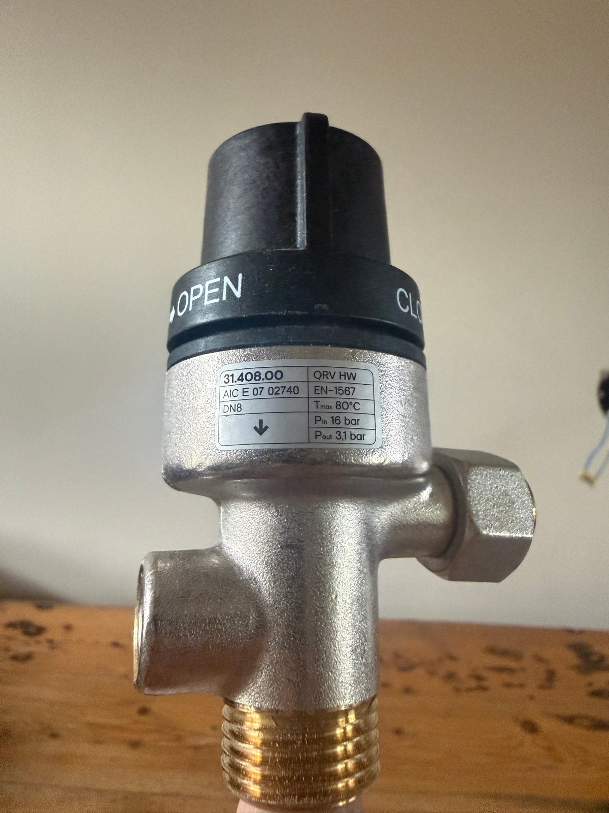 Drukreduceerventiel QRV HW EN-1567, Pmax 16 bar, Ophalen of Verzenden, Nieuw, Koper, Overige typen