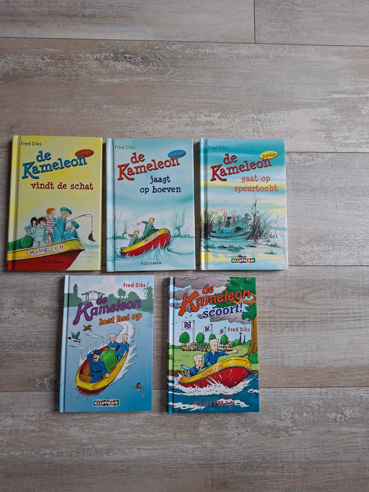 5 Kameleon boeken van Fred Diks (3 junior), Ophalen of Verzenden, Zo goed als nieuw