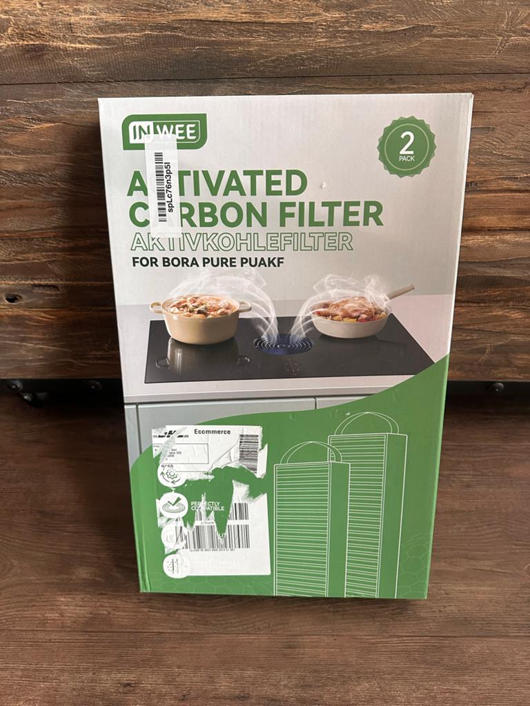 Actieve koolfilters voor Bora Pure PUAKF (2-pack), Witgoed en Apparatuur, Ophalen of Verzenden, Zo goed als nieuw, Inductie