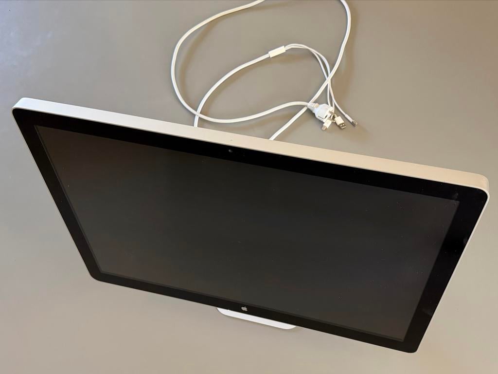 Apple Cinema Display A1267 24 inch (2008), Ophalen, Gebruikt, Full HD, DisplayPort
