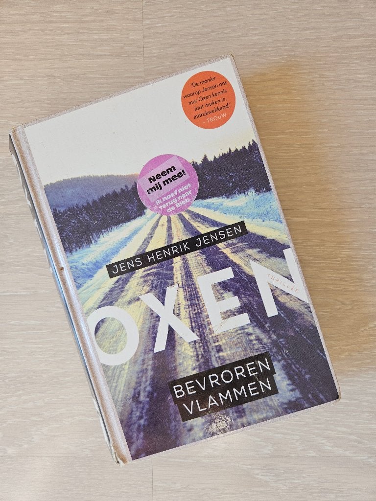 Bevroren vlammen "Oxen" (Jens Henrik Jensen), Boeken, Gelezen, Scandinavië, Ophalen of Verzenden, Jens Henrik Jensen