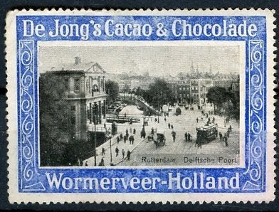 1900 Recamelabel Wormerveer Jong’s cacao Chocolade (VK-31), Ophalen, Gebruikt