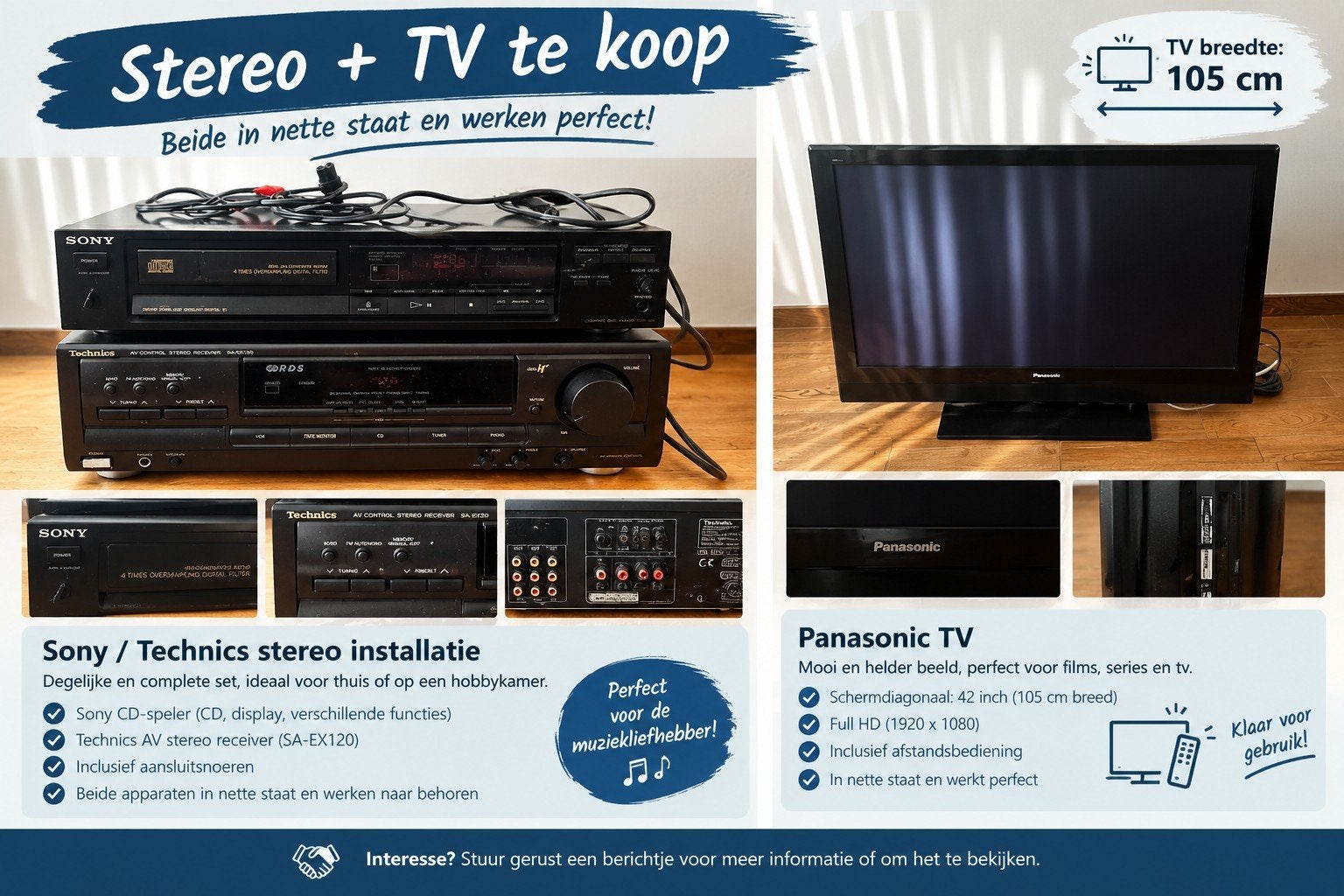 TV & Stereo, Audio, Tv en Foto, Ophalen, Overige merken