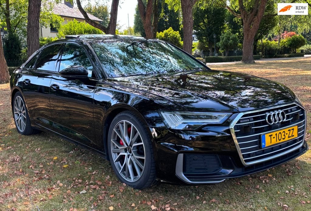 Audi A6 Limousine 50 TFSI e quattro Business edition | Pano, Auto's, Audi, Automaat, Dealer onderhouden, Gebruikt, 4 cilinders