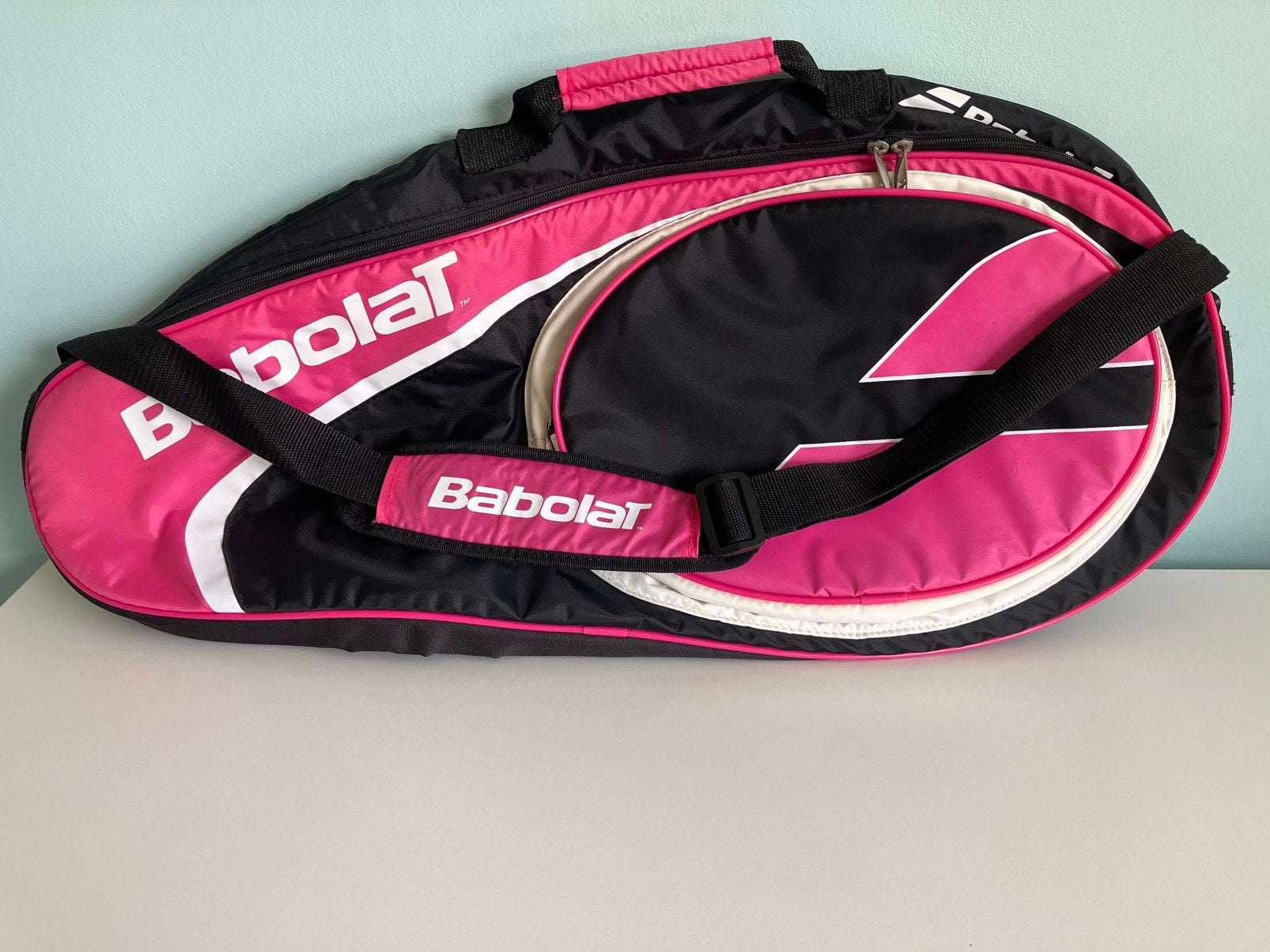 Netjes uitziende Babolat Tennistas Roze Zwart Wit Club Line, Sport en Fitness, Ophalen of Verzenden, Gebruikt, Overige typen, Babolat