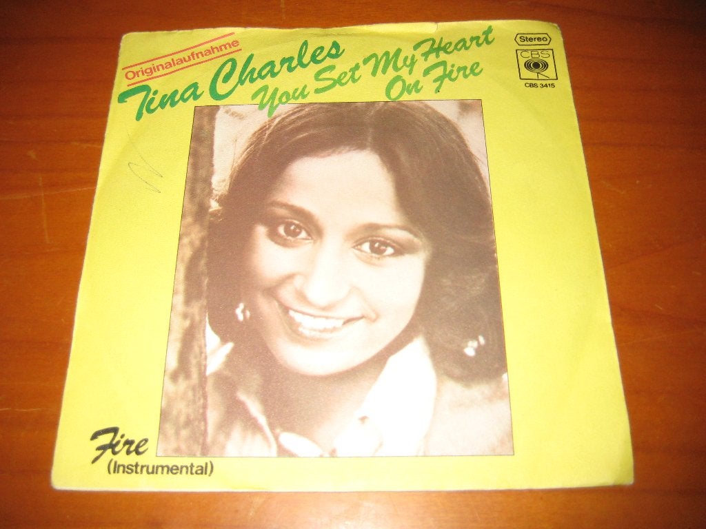 Tina Charles: You set my heart on fire, Ophalen of Verzenden, Zo goed als nieuw, Pop, Single