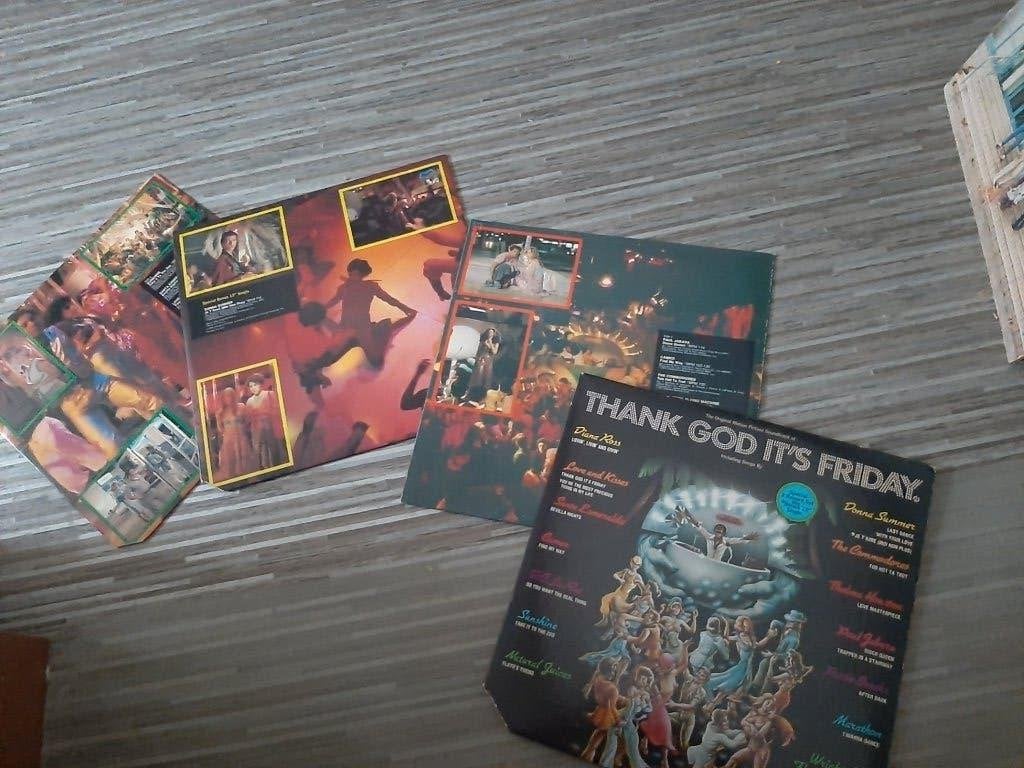 Thank God It's Friday ( Soundtrack) 2 LP + bonus MAXIsingle, Fotohoes, Ophalen, Gebruikt
