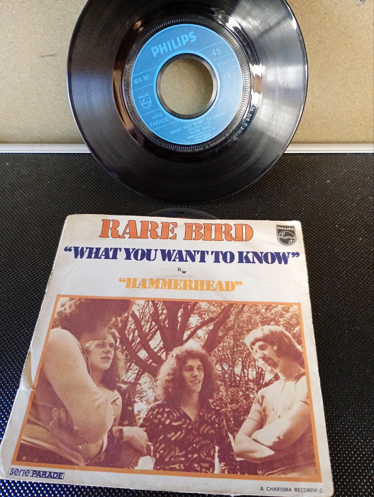 Rare Bird - What You Want To Know / Hammerhead 7 inch vinyl, Ophalen, Rock, Gebruikt, 7 inch
