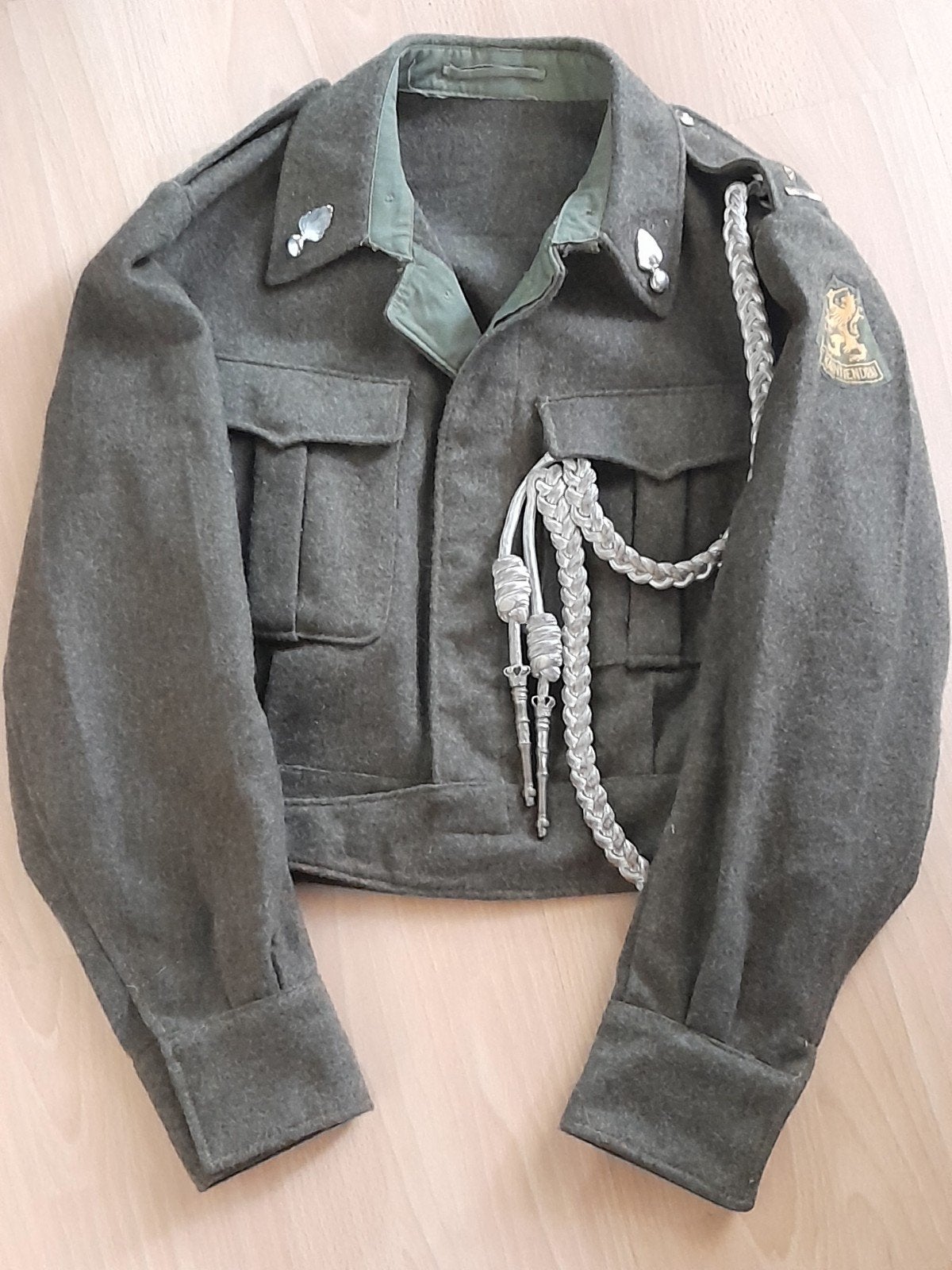 Battledress uniform  groot majoor Koninklijke Marechaussee, Verzamelen, Militaria | Algemeen, Ophalen of Verzenden, Marechaussee