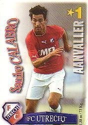 Voetbalplaatje	Sandro Calabro	FC Utrecht	All Stars, Verzamelen, Verzenden, Gebruikt, F.C. Utrecht, Poster, Plaatje of Sticker
