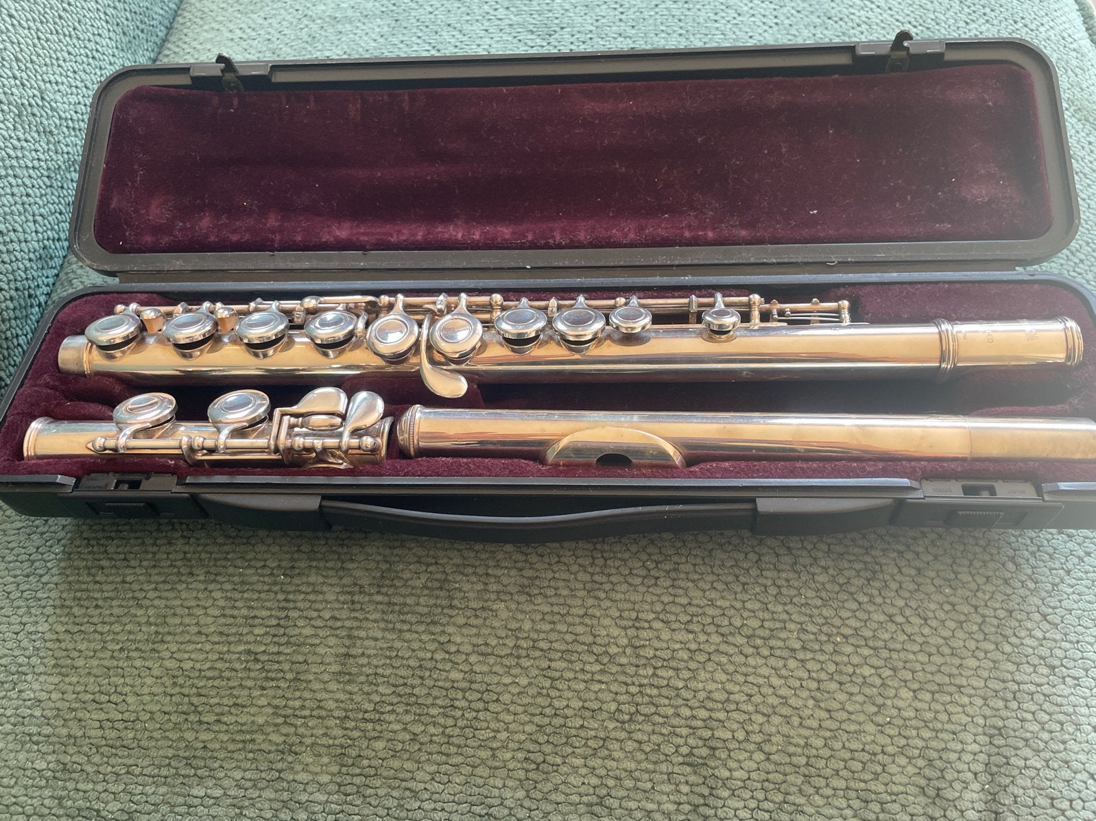 Yamaha Dwarsfluit YFL-211 met koffer, Muziek en Instrumenten, Ophalen of Verzenden, Gebruikt, Dwarsfluit, Met koffer of tas