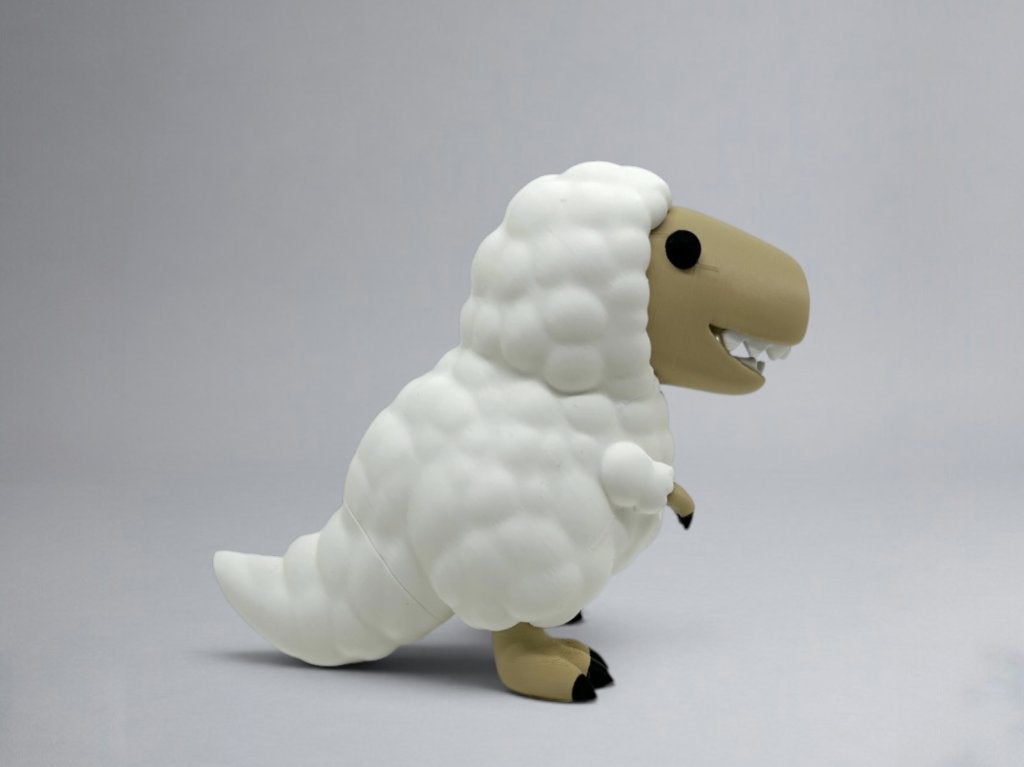 Shee‑Rex – Cute Dino Sheep Hybrid Figurine – 17 cm, Verzamelen, Ophalen of Verzenden, Nieuw, Fantasy