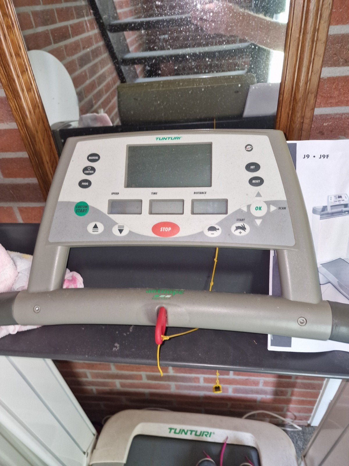 Tunturi Loopband J9F - Gebruikt maar functioneel, Ophalen, Gebruikt, Metaal, Loopband