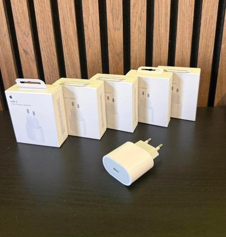 5x Originele Apple 20W Adapter + 60W USB-C Kabel (1 Meter), Telecommunicatie, Mobiele telefoons | Telefoon-opladers, USB-C, Adapter