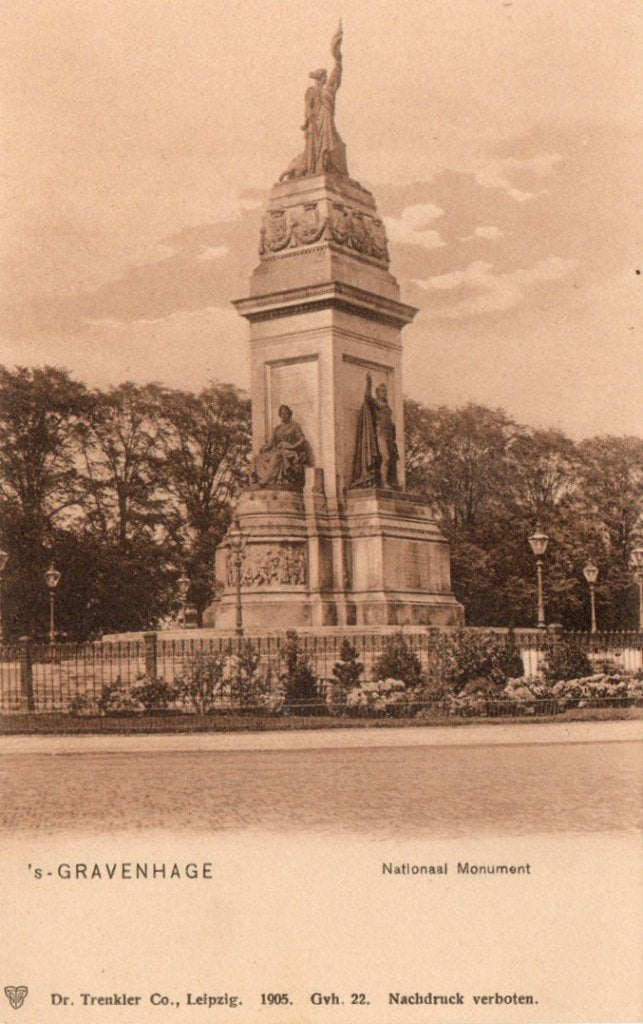 Den Haag  Nationaal Monument, Ophalen of Verzenden, Voor 1920, Ongelopen, Zuid-Holland