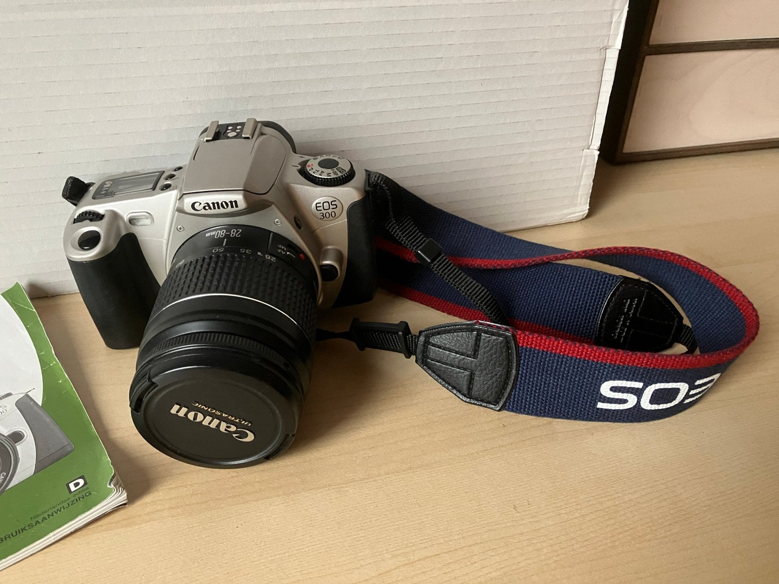 Canon EOS 300 Spiegelreflexcamera EF Zoomlens + accessoires, Ophalen of Verzenden, Gebruikt, Spiegelreflex, Canon