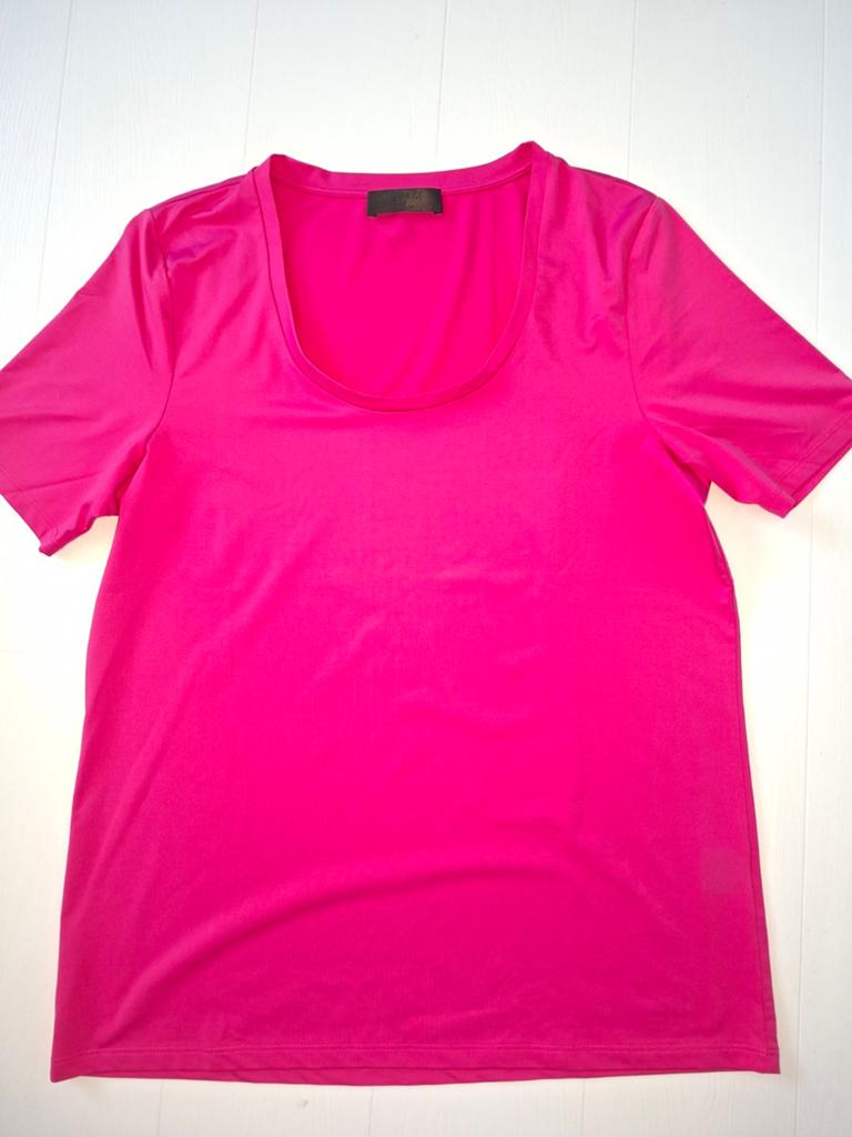 Braez shirt fuchsia mt XL Travelstof zgan, Kleding | Dames, Maat 42/44 (L), Ophalen of Verzenden, Zo goed als nieuw, Korte mouw