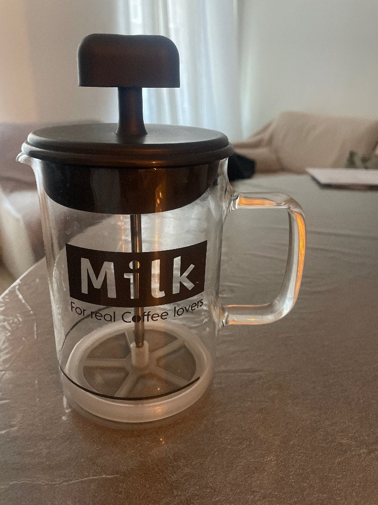 Melkschuimer / melkklopper, Witgoed en Apparatuur, Melkopschuimers, Ophalen of Verzenden, Nieuw, Handmatige melkopschuimer