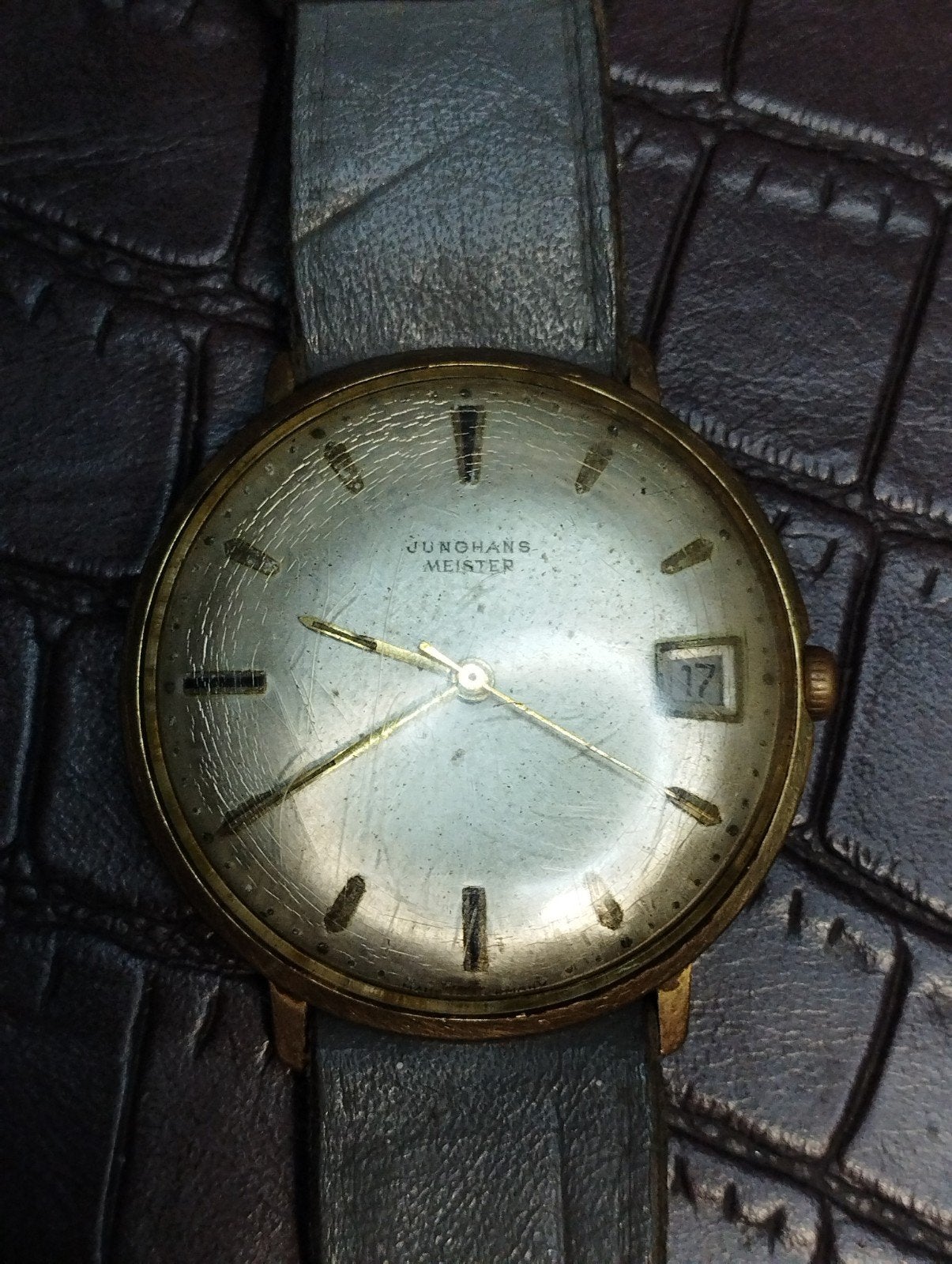 Vintage Junghans Meister horloge (te restaureren), Ophalen of Verzenden, Staal, Overige merken, 1960 of later