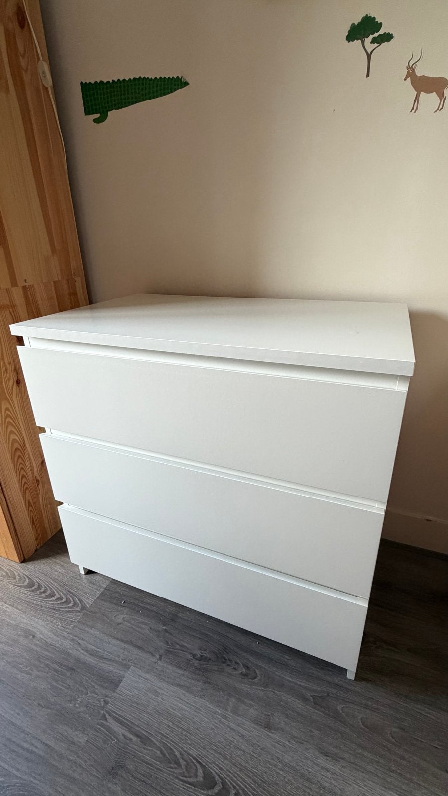 IKEA Malm ladekast met 3 lades - Gebruikt, Huis en Inrichting, Ophalen, Gebruikt, 50 tot 100 cm, 3 of 4 laden