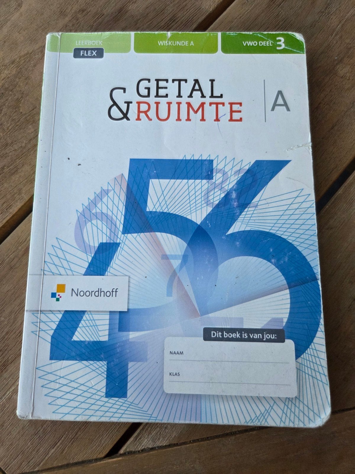 Getal & ruimte leerboek wiskunde A/C vwo deel 3, Boeken, Informatica en Computer, Ophalen of Verzenden, Zo goed als nieuw, Overige onderwerpen