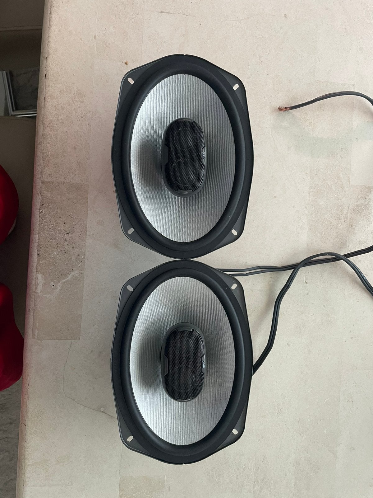 Polk speakers 3-Way, Auto diversen, Autospeakers, Ophalen, Zo goed als nieuw