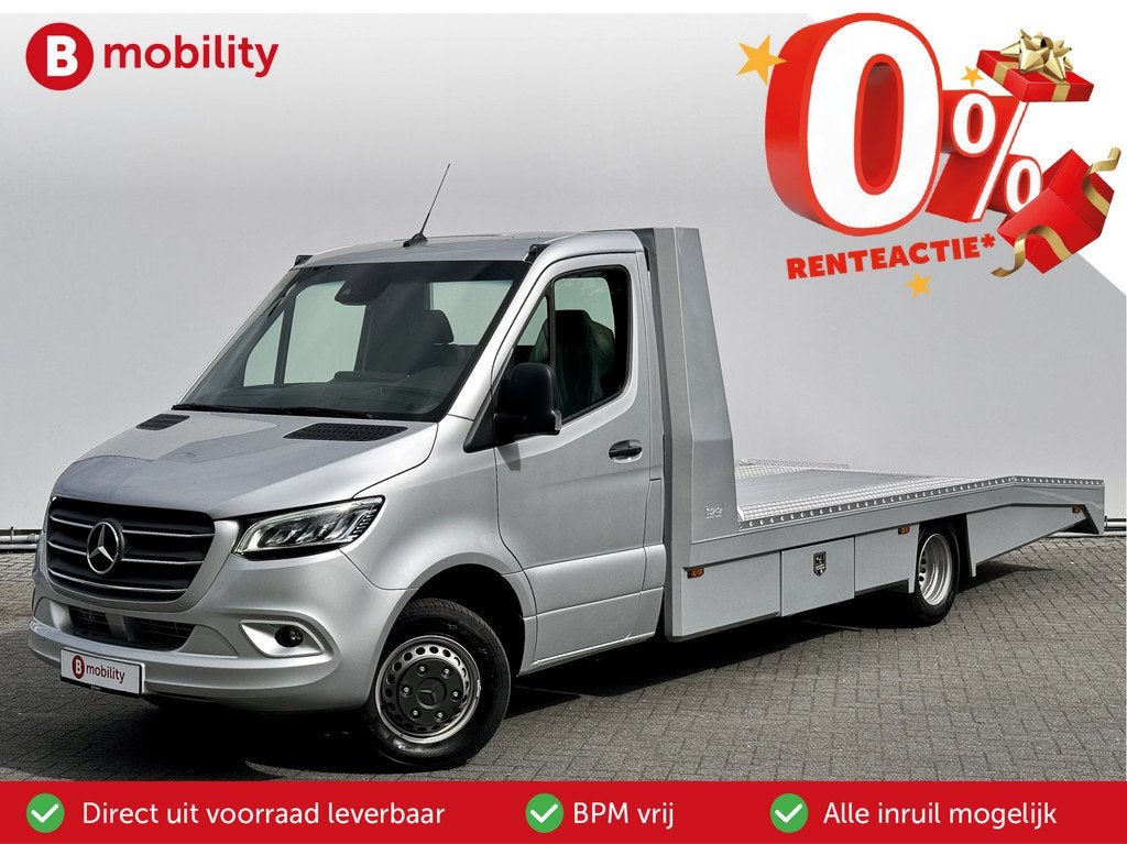 Mercedes-Benz Sprinter 519 CDI Tijhof AluLiner V/A €32 Per, Auto's, Bestelauto's, Achterwielaandrijving, Gebruikt, Bedrijf, Diesel
