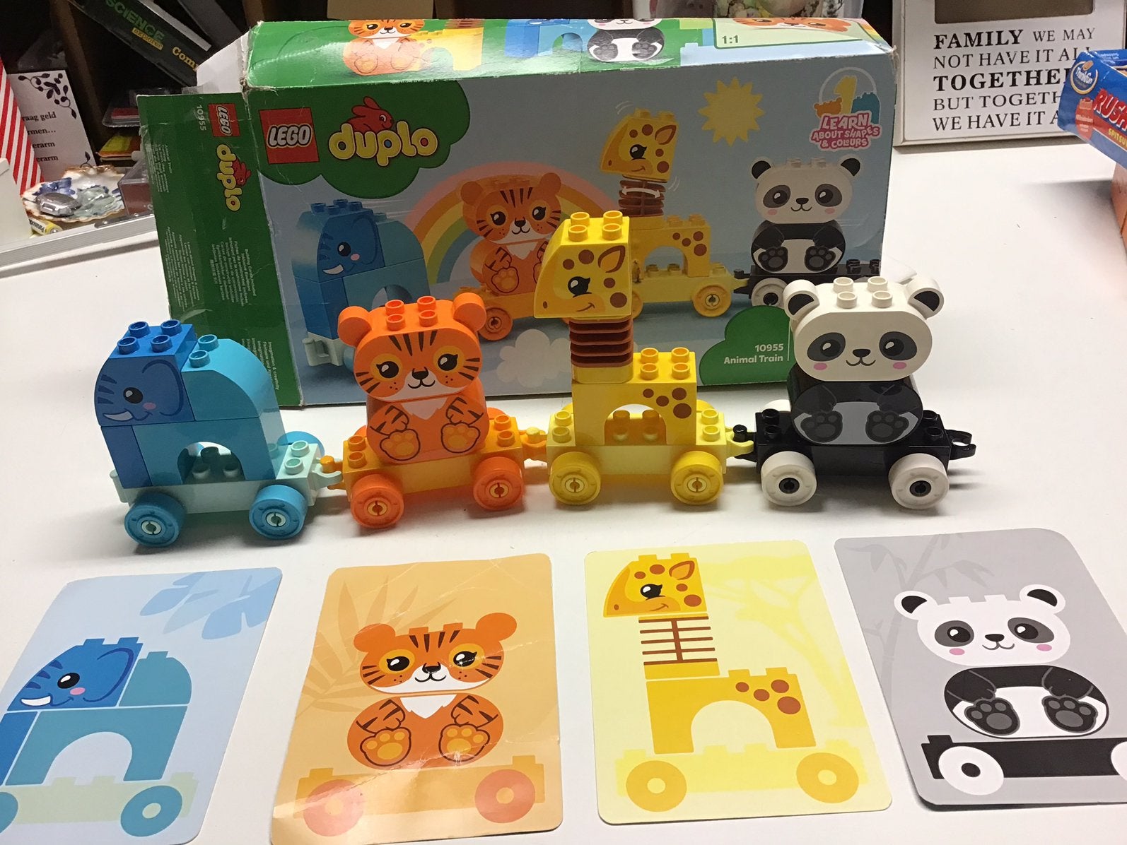 Duplo 10955 Dieren trein, Kinderen en Baby's, Speelgoed | Duplo en Lego, Ophalen of Verzenden, Zo goed als nieuw, Duplo