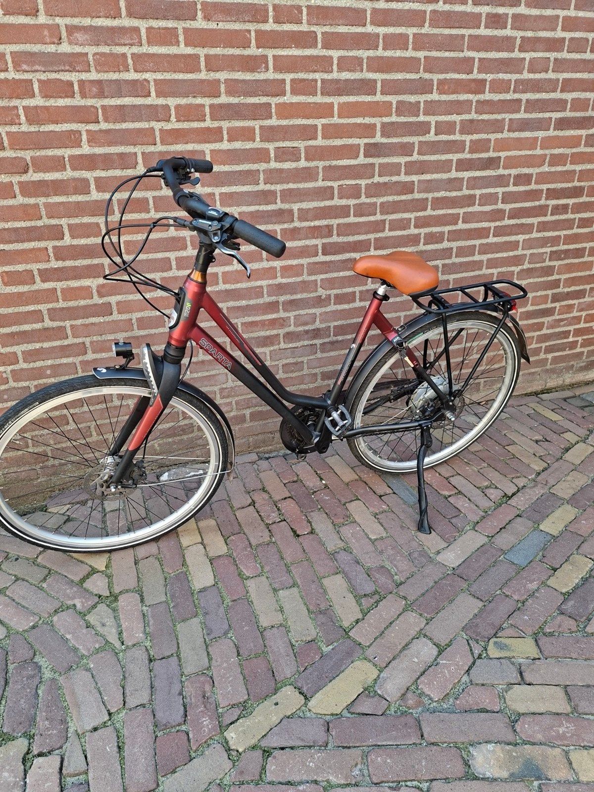 Sparta R 20 Damesfiets 28 inch, 53 cm frame, 20 versn., Ophalen, Sparta, Versnellingen, Schijfrem