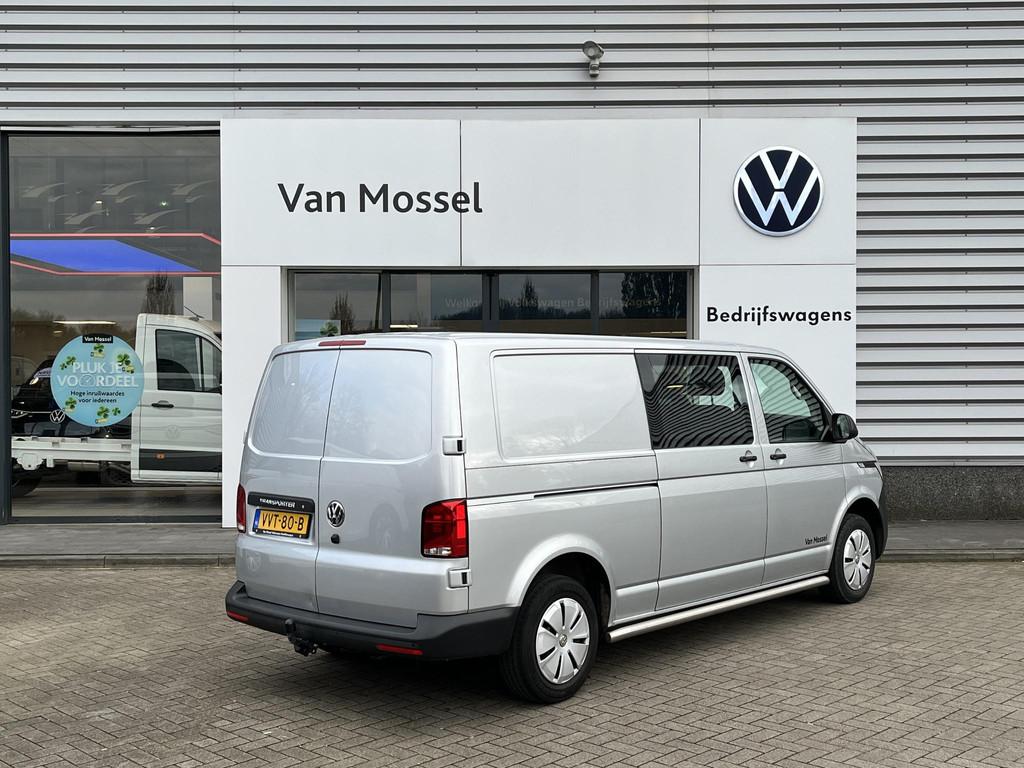 Volkswagen Transporter 2.0 TDI L2H1 150 PK | Airco | Trekhaa, Auto's, Bestelauto's, Voorwielaandrijving, 12 maanden, Stof, 4 cilinders