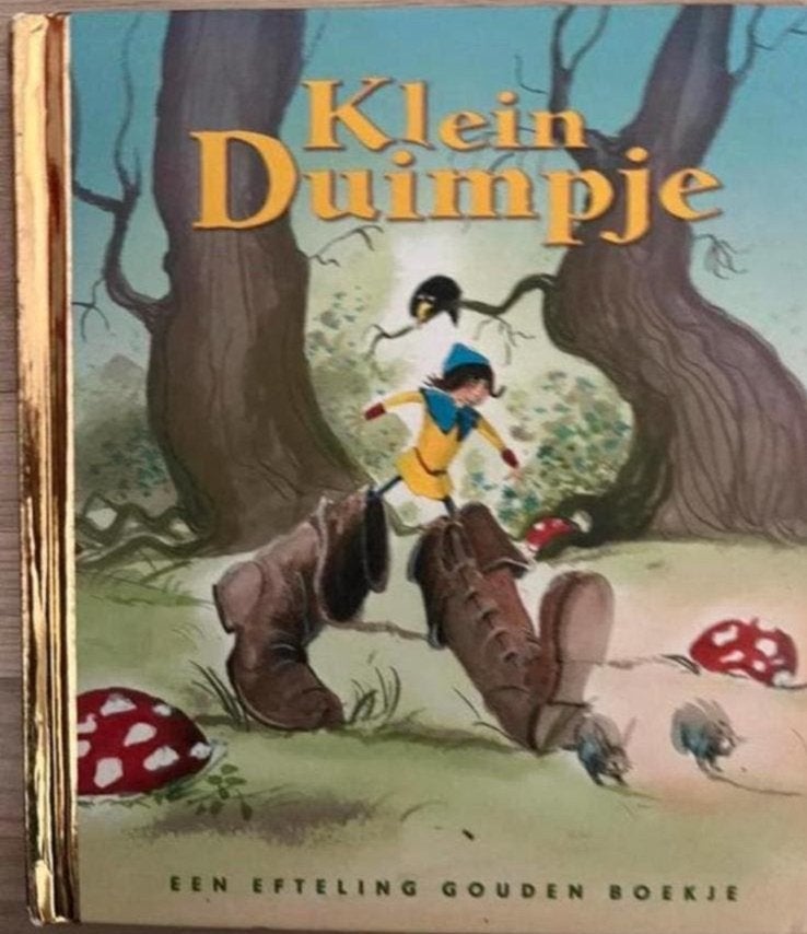 Klein Duimpje - Een Efteling Gouden Boekje, Ophalen of Verzenden, Gelezen